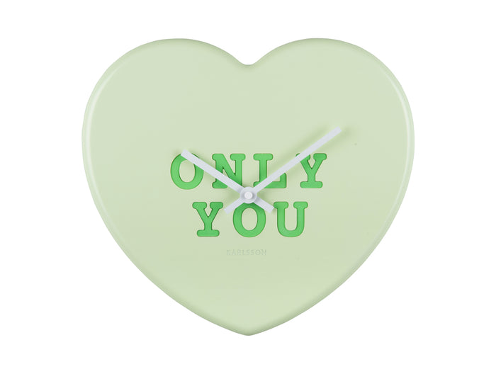 Karlsson - Wall Clock Heart Candy