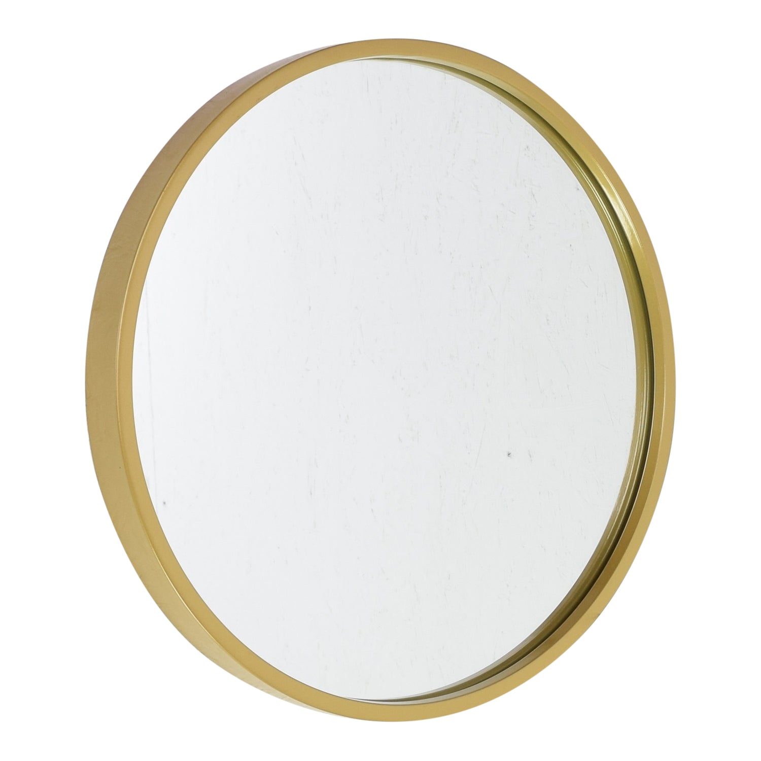 Fragix Boston wandspiegel rond - Goud - Metaal - Ø35cm - Industrieel
