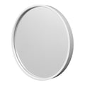 Fragix Boston wandspiegel rond - Wit - Metaal - Ø35cm