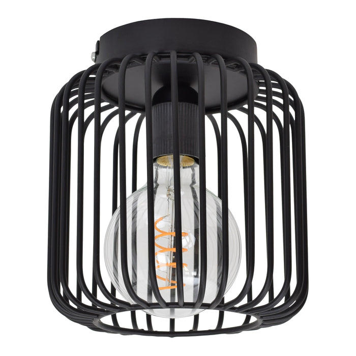 Urban Interiors Wiro plafondlamp - Zwart - Metaal - 20x18
