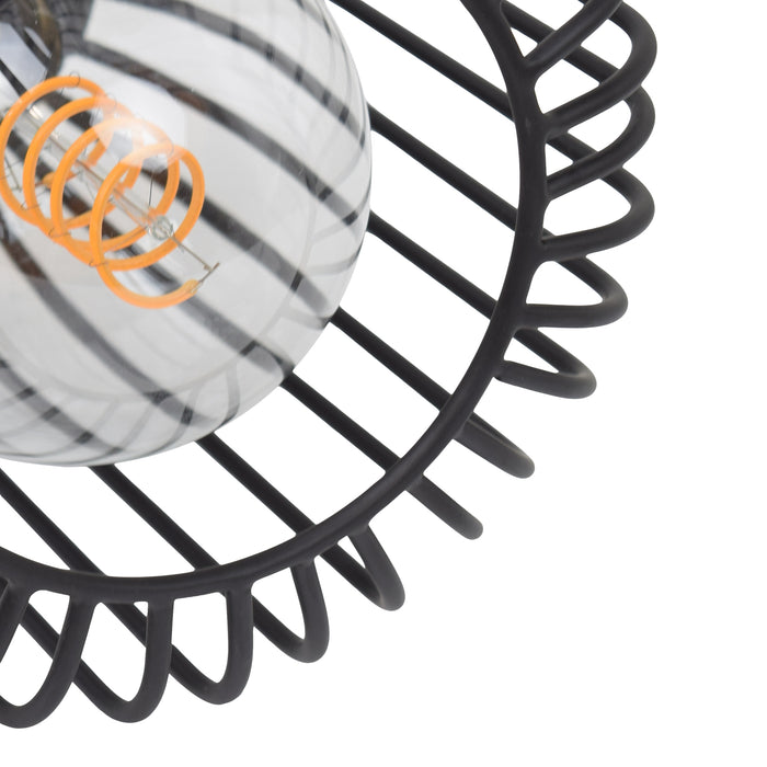 Urban Interiors Wiro plafondlamp - Zwart - Metaal - 20x18