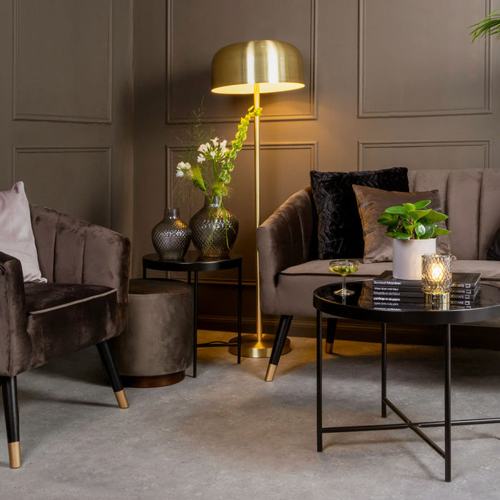 present time - Vase Delight glass dark grey