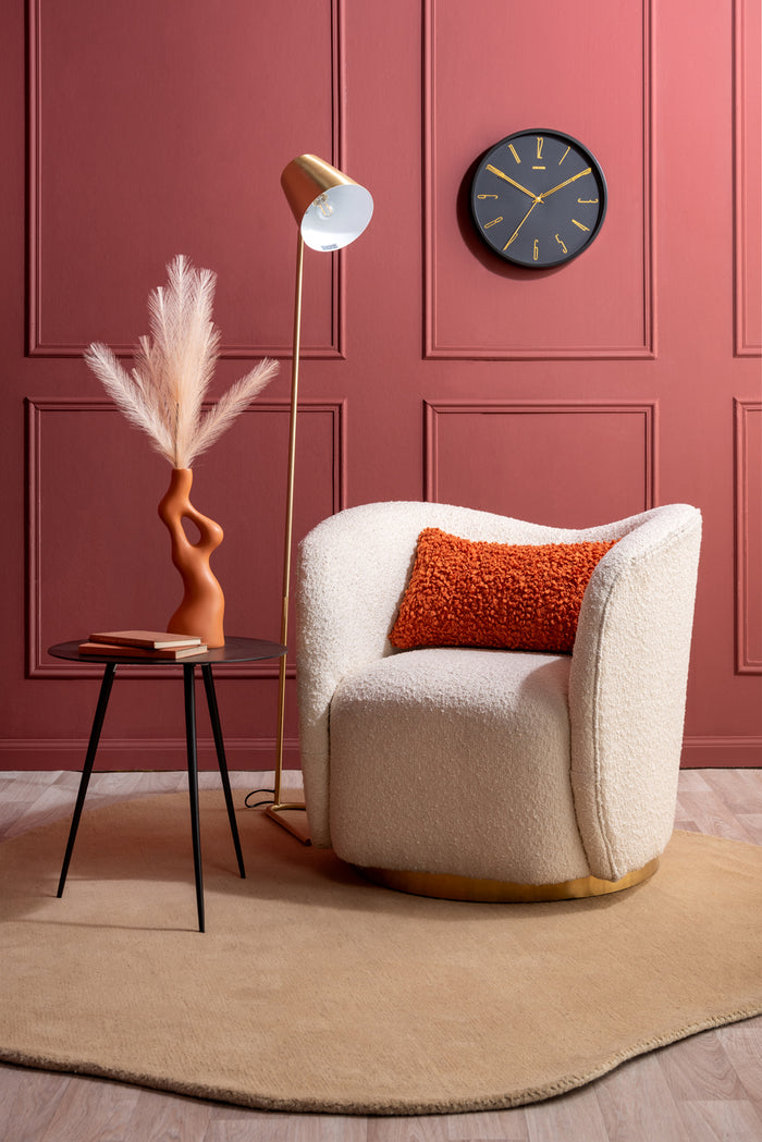 Karlsson - Wall clock Belle Numbers metal black