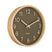 Karlsson - Wall clock Pure wood grain small moss green