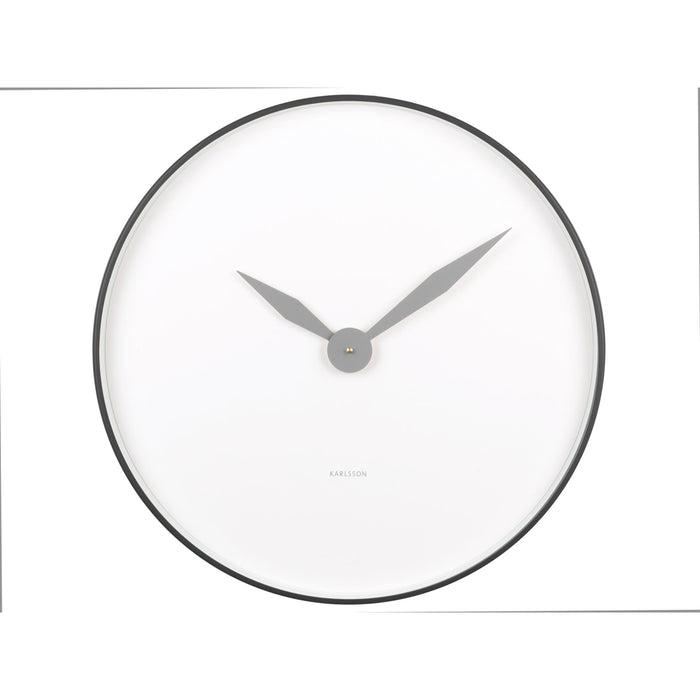 Karlsson - Wandklok Albatross - Zwart - Ø50cm