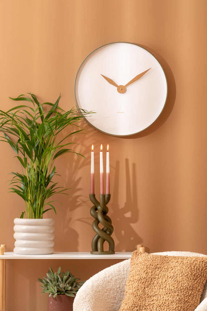 Karlsson - Wandklok Albatross - Groen - Ø50cm