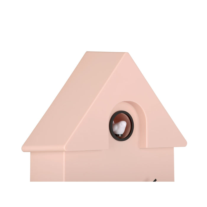 Karlsson - Wandklok Modern Cuckoo - Roze - 21,5x8,5x41cm