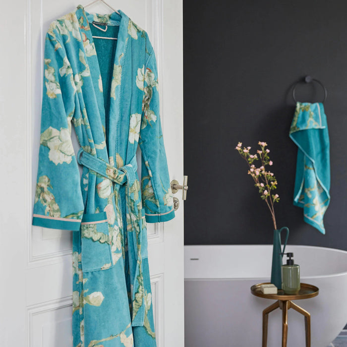 Beddinghouse x Van Gogh Museum Blossom Badjas - Blauw - XL