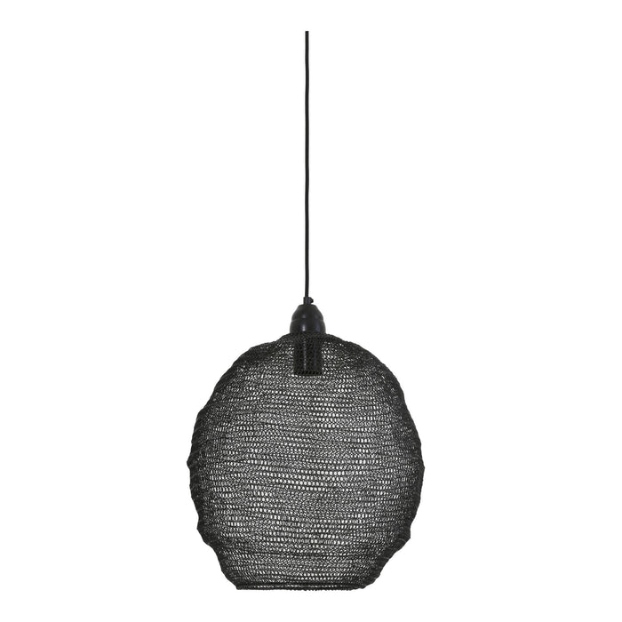 Light & Living Hanglamp Nina - Zwart - Ø38cm