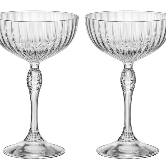 Bormioli Rocco Cocktailglazen America 20's - 220 ml - 4 stuks