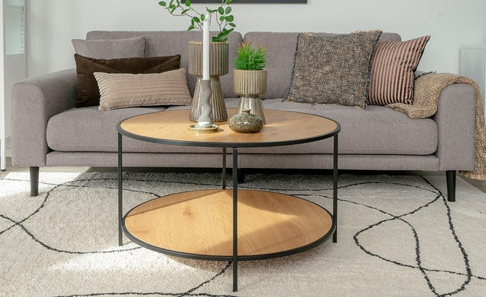 House Nordic Vita Eiken Salontafel Rond Ø80 cm