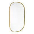 Fragix Iris Spiegel Ovaal - Goud - Metaal - 80x50