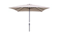 Lotus parasol - 250x250 cm - carbon black - ecru