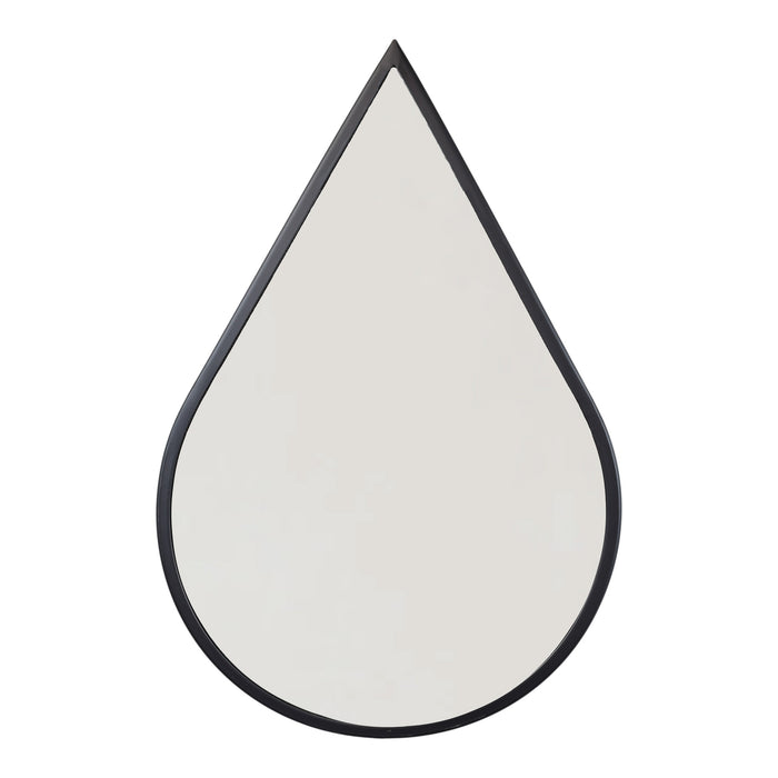 Loft42 Druppel wandspiegel – Zwart metaal – 56x40