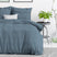 Dekbedovertrek Stone Washed - 100% Natuurlijk - Blauw - 240x220cm