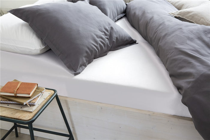 Walra - Hoeslaken Jersey Stretch - 90x220 - Wit