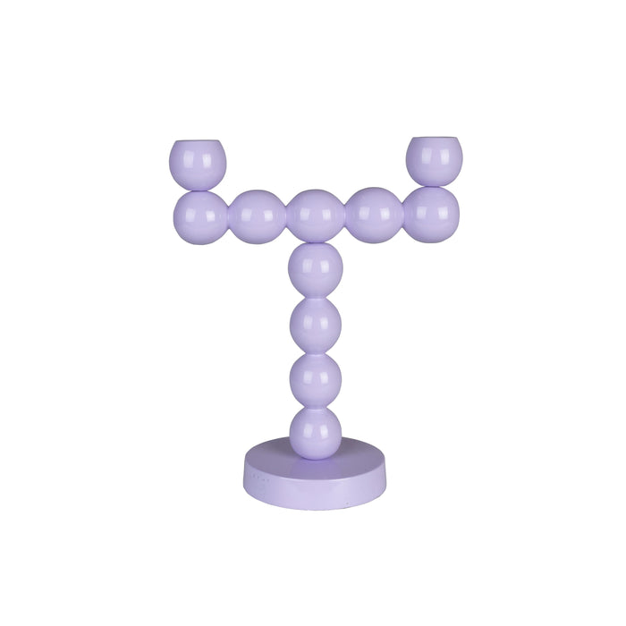 Zuiver Bubbles Kandelaar Two Shiny Lila