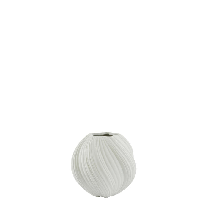 Light & Living Vaas Yatung - Crème - Ø34cm