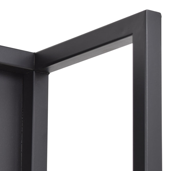 LOFT42 Firm Haardhoutrek Zwart Metaal - 95x30x25