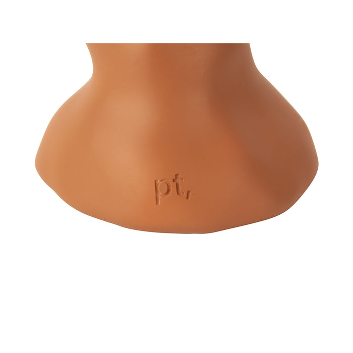 Present Time Kandelaar Organic Swirl - Oranje - 14x12,5x30,5cm