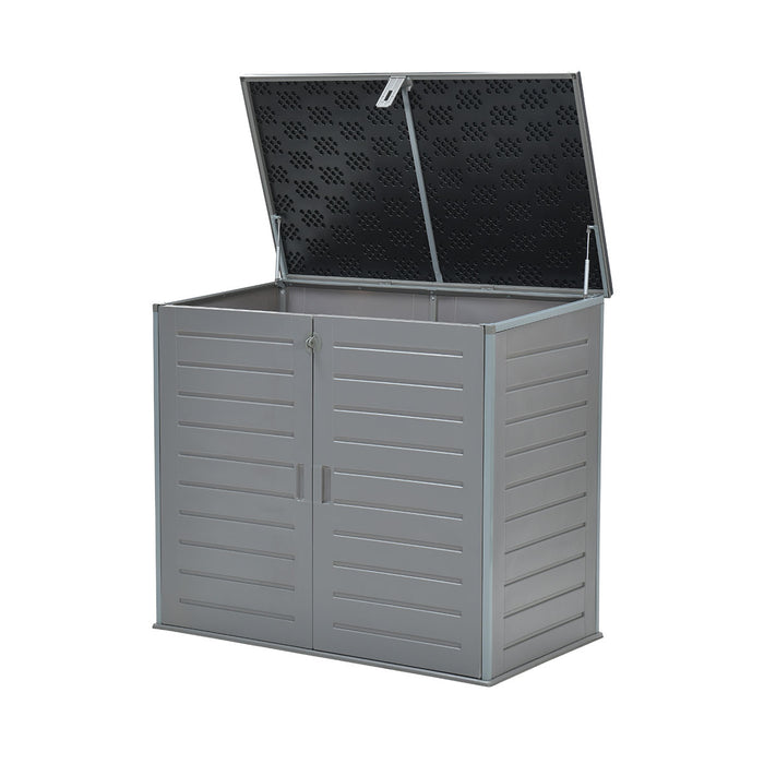 Dulu containerbox140x82x124 dark grey| black
