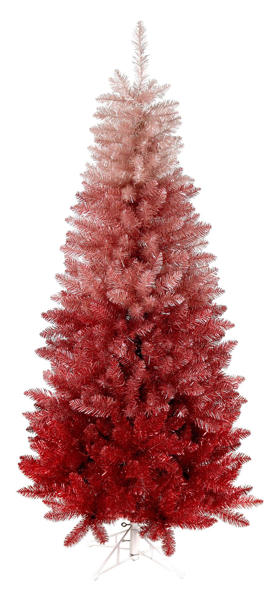 Vegas Red Pink kunstkerstboom - 183 cm - ombre roze|rood - Ø 81 cm -