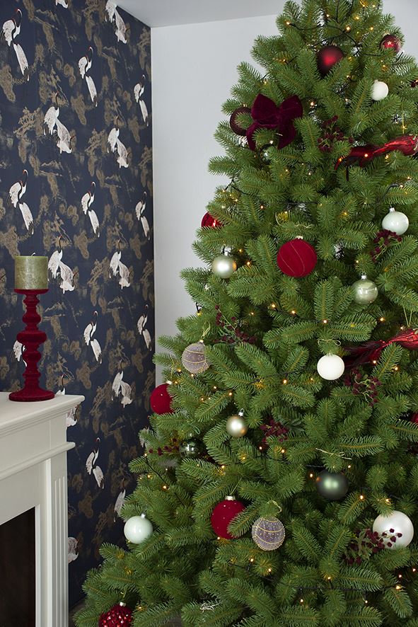 Famiflora Nordmann kunstkerstboom - 180 cm - groen - Ø 122 cm - 1.005