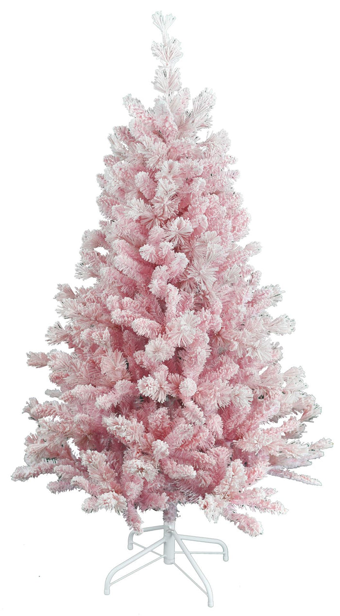 Teddy Pink kunstkerstboom - 210 cm - roze - Ø 107 cm - 910 tips