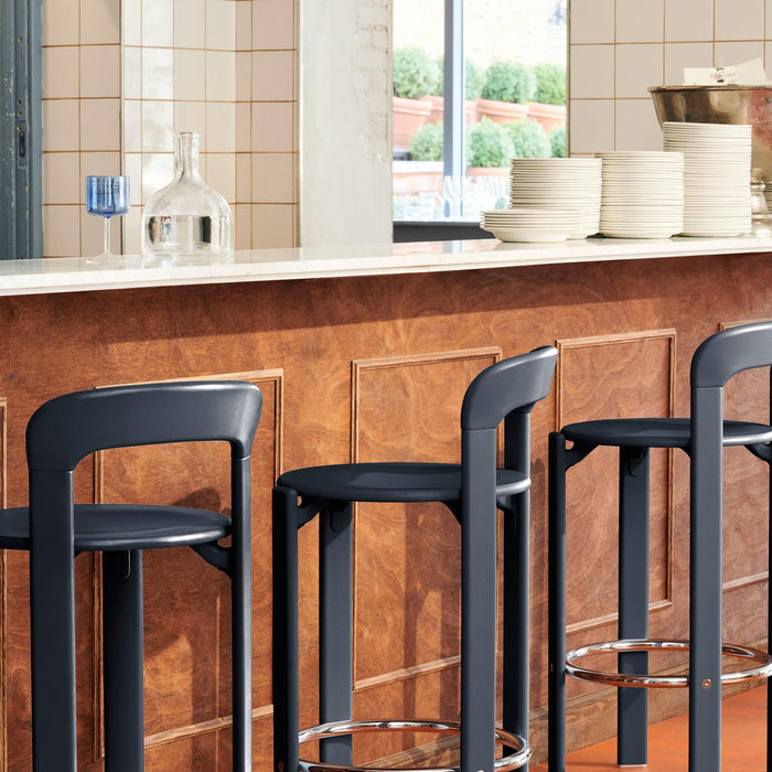 HAY Rey Barkruk Low H 65 cm - Deep Blue