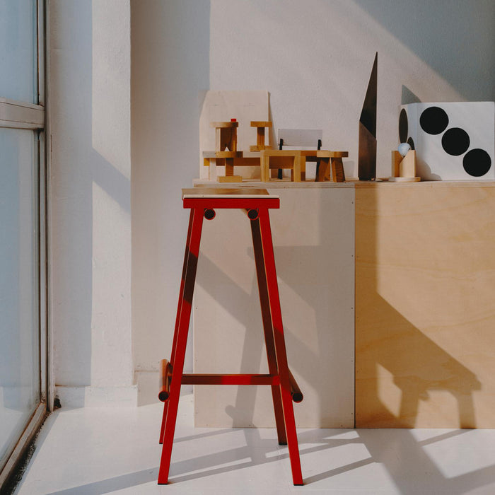 HAY Taburete 8 Barkruk High H 75 cm - Signal Red