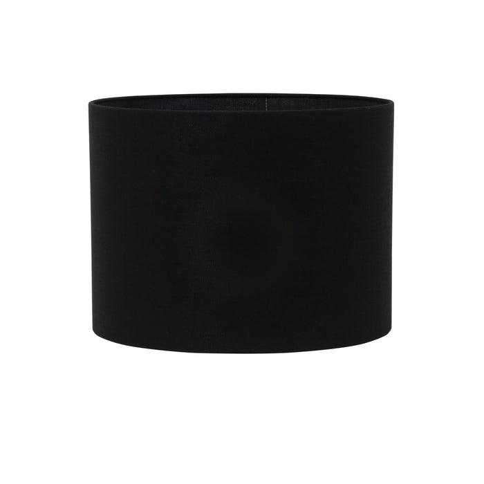 Light & Living Cilinder lampenkap Livigno - Zwart - Ø40x30cm
