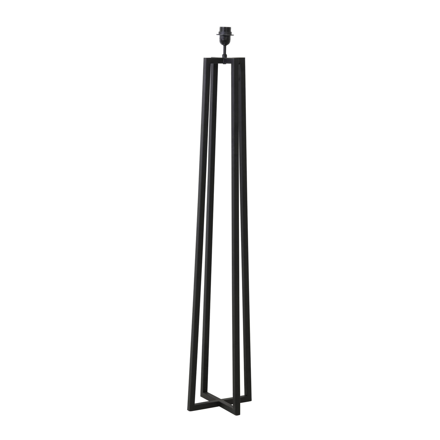 Light & Living Vloerlamp Miley - Zwart - 25x130cm