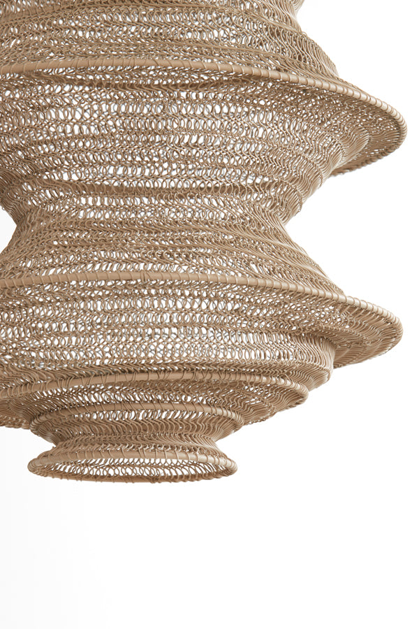 Light & Living Light&living Hanglamp Ø31x55 cm NAKISHA zand