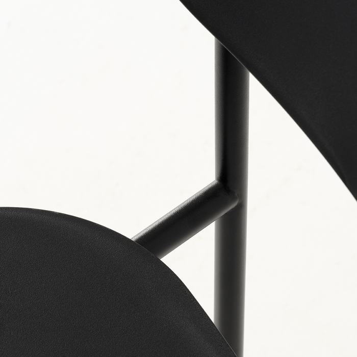 Olivine Julan Kunststof Eetkamerstoel Zwart