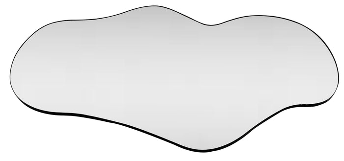 Fragix Avi Organische spiegel 120x62 Zwart