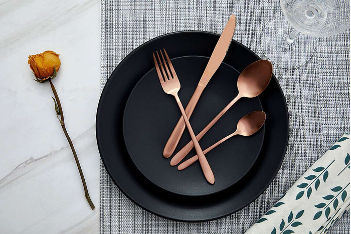 Buccan - Bestekset - London - 90 delig - Roségoud