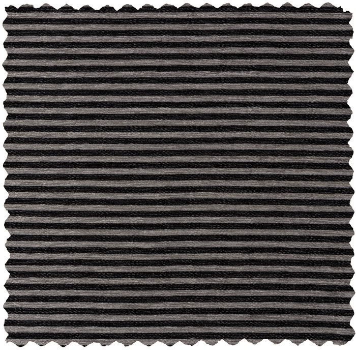 WOOOD 2,5-Zits Bank Rodeo - Streep - Zwart|Grijs - 85x190x86 cm