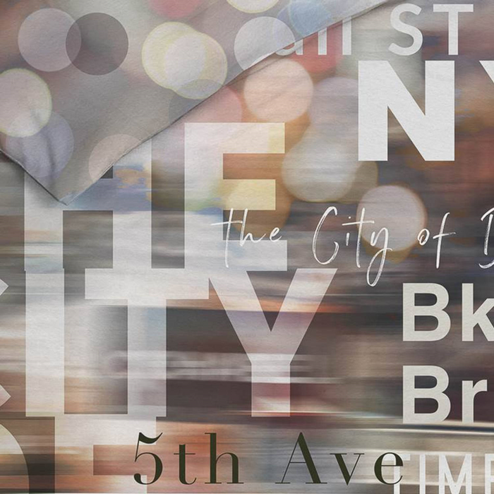 Heckett Lane Dekbedovertrek Katoen Satijn Lenny - multi