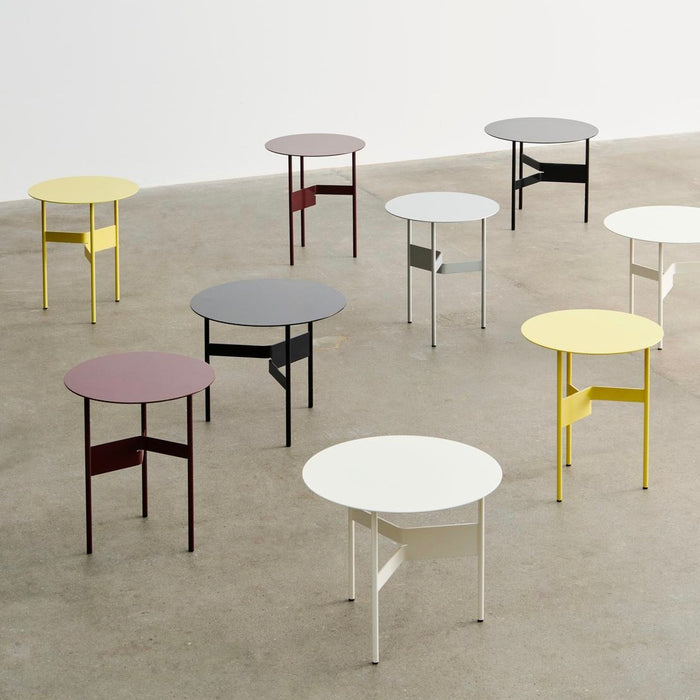 HAY Shim Bijzettafel Ø 45 cm - Custard