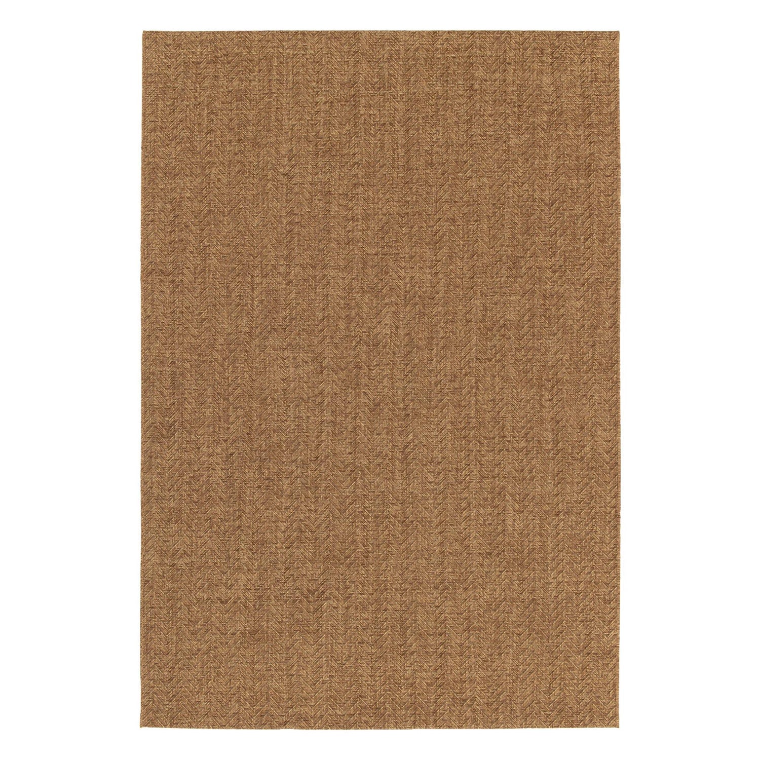 sweeek - Jute-effect tapijt voor binnen en buiten in caramelkleur