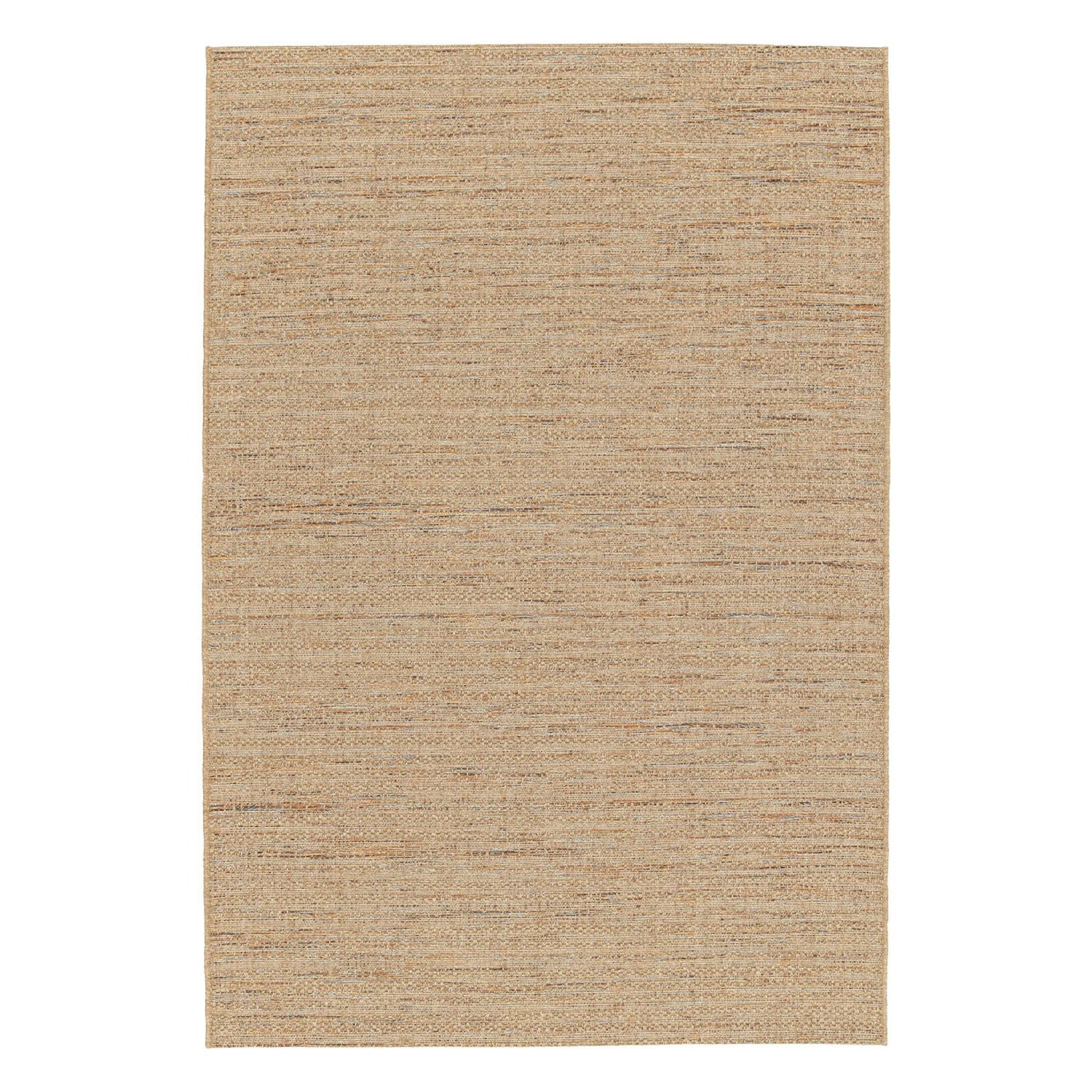 sweeek - Licht jute-effect tapijt voor binnen en buiten