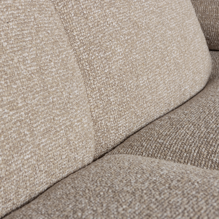 WOOOD Mojo Chaise Longue Bank Links - Bouclé - Beige Melange