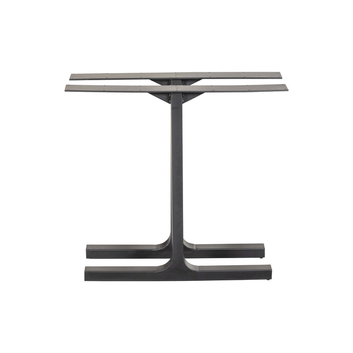 WOOOD Tablo T-poot - Metaal - Zwart - Set van 2