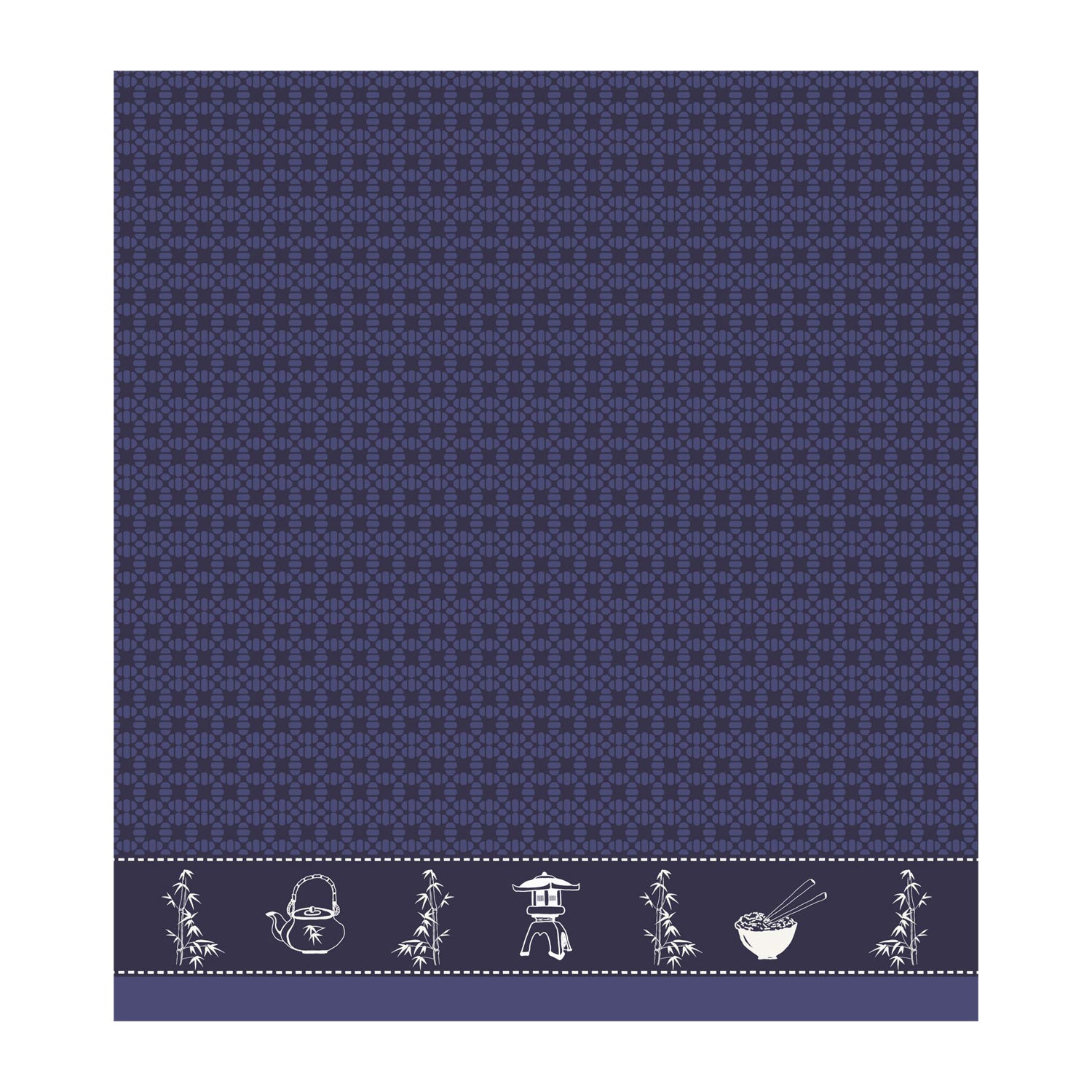DDDDD keukendoek Haru - 50x55cm - Blauw - 6 stuks