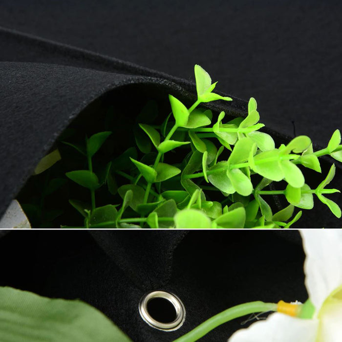 QUVIO Verticale tuin - plant wand met 56 vakken - 1 x 1 meter