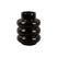 present time - Vase Bobbly Glazed ceramic medium black