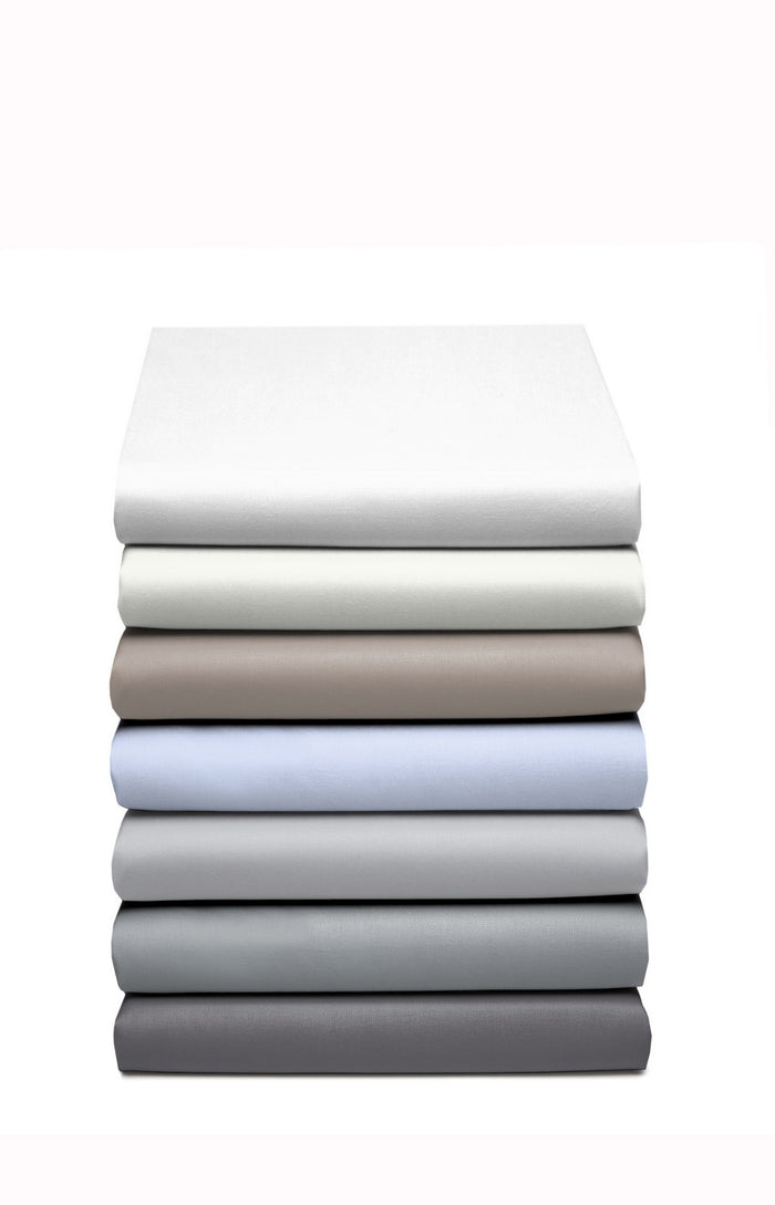 Damai Hoeslaken Bio Katoen Satijn 30cm Hoekhoogte - light grey