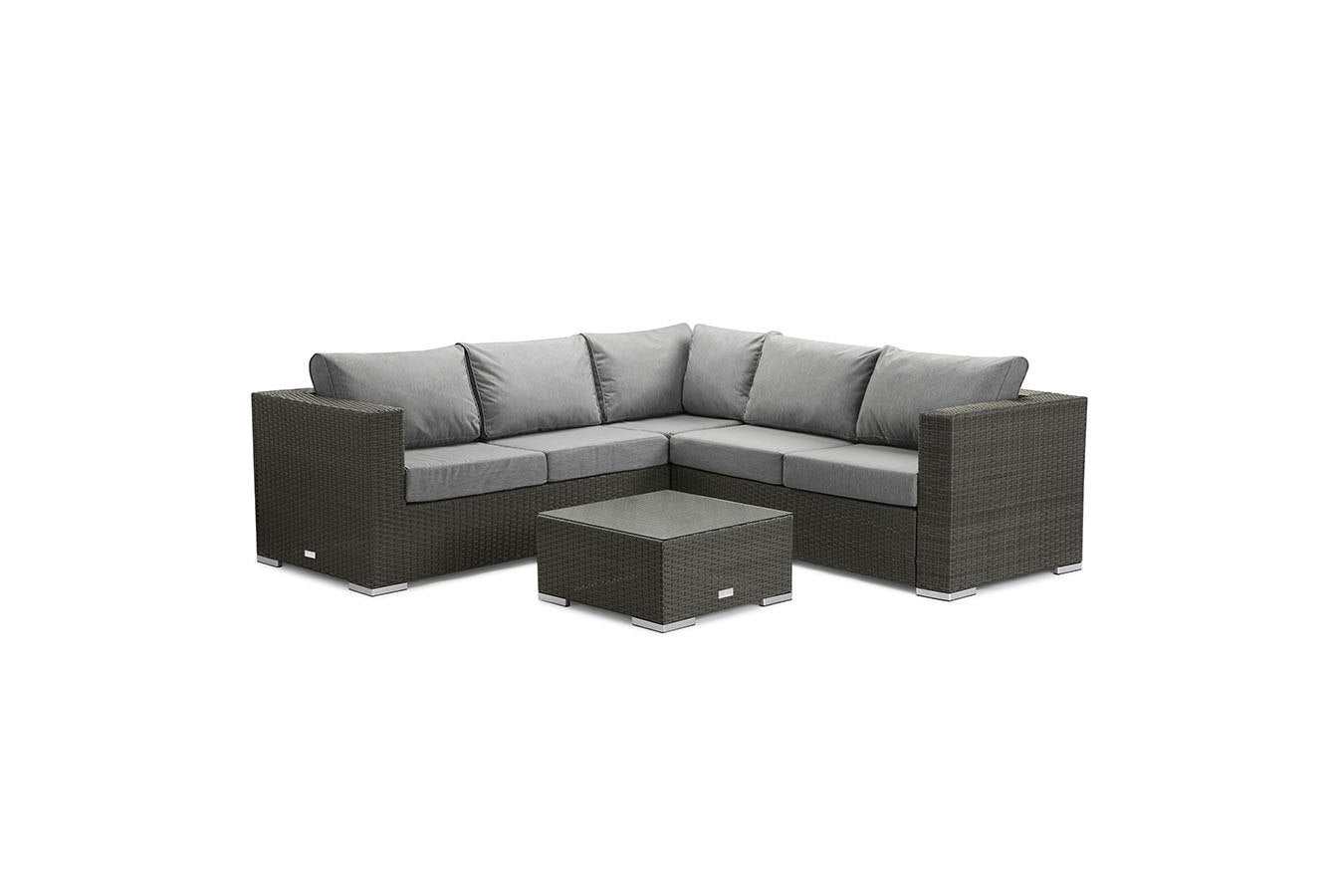 Feel Home - Alu Wicker Corner loungeset - Messina II