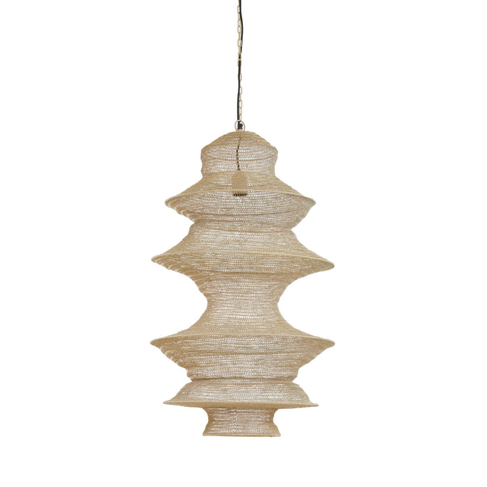 Light & Living Hanglamp Nakisha - Zand - Ø48cm