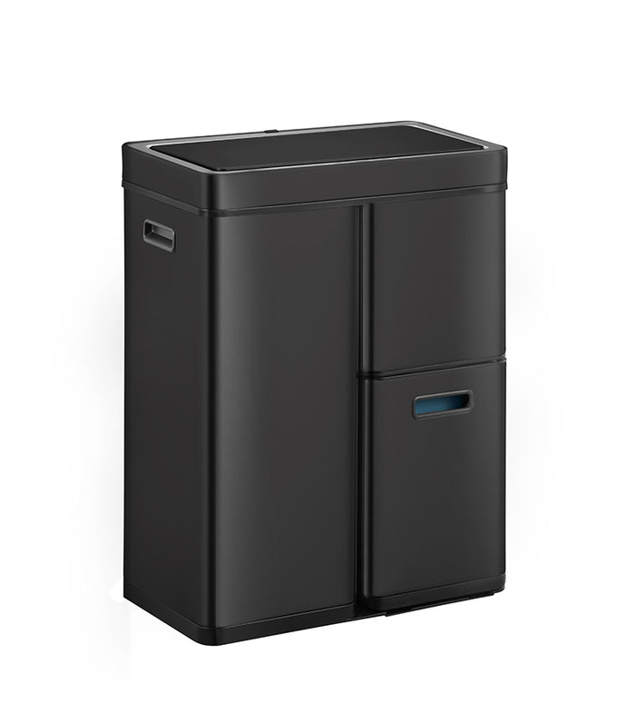 EKO Mirage Plus Sensor Recycler 30+2x15 liter - Staal - Zwart